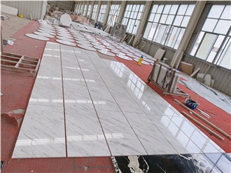 Volakas White Marble Floor Wall Tiles