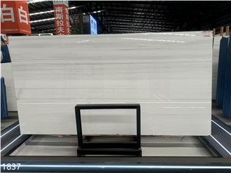 Solto White Marble Slabs Usak Stone Tile Project Home Floor