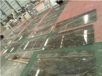 Blue Silk Tungsten Blue Quartzite Tiles For Hotel Project