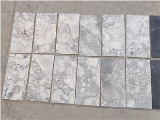 Super Thin Sheet Panel Super White Quartzite Floor Tile