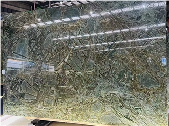 Bulgari Green Marble Slab Tiles