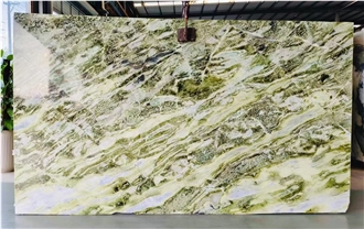 Irish Green Raggio Verde Marble Slabs