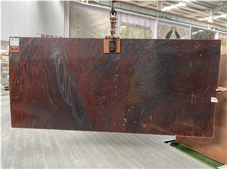 Iron Red Granite Slabs