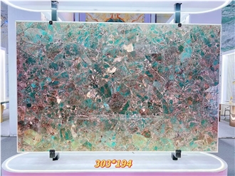 Luxury Amazonite Green Granite  Slabs
