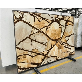 Natural Golden Butterfly Quartzite Slabs