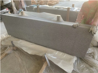 Dark Grey Flamed Granite Slabs