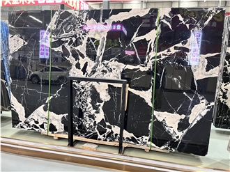 Elegance Bulgari Black Marble Slabs