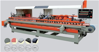 YTYP-1200/7+14 Bullnose Edge Profiling, Polishing Machine