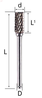 3Mm-Type A Carbide Burrs