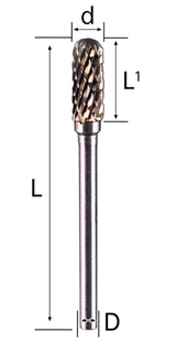 3Mm-Type C Carbide Burrs