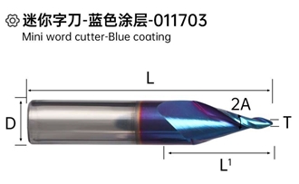 Mini Word Cutter-Blue Coating