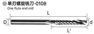 One Flute End Mill