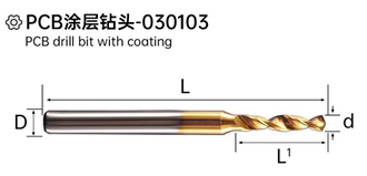 PCB Drill Bit With Coating