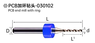 PCB End Mill With Ring