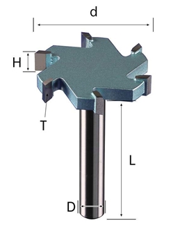 Technical Lengthen T Slotting Bit