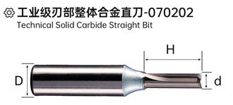 Technical Solid Carbide Straight Bit