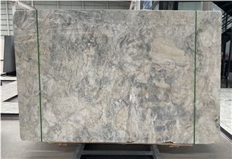 Fantasy Clouds Beige Grey Marble Slabs