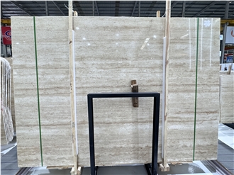 New Classic Beige Travertine Slabs