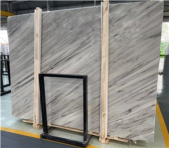 New Palissandro White Polished Big Slabs Pattern
