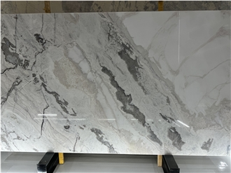 Namibia Fendi White Luxury Marble Tiles And Slabs