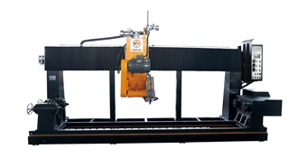 Solid Column Pillar Cutting Lathe Machine For Stone Marble Granite