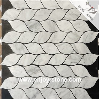 Diffenrent White Marble Color Mosaic Tiles