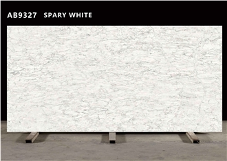 AB9327 SPARY WHITE Quartz Slabs