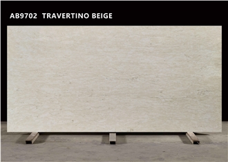 AB9702 TRAVERTINO BEIGE  Quartz Slabs