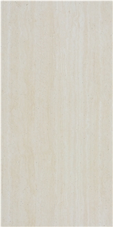 White Travertine Sintered Stone Slabs 1200*600Mm