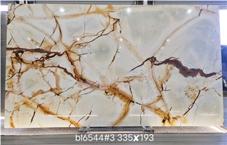 Natural Yellow Roman Impression Quartzite Slabs