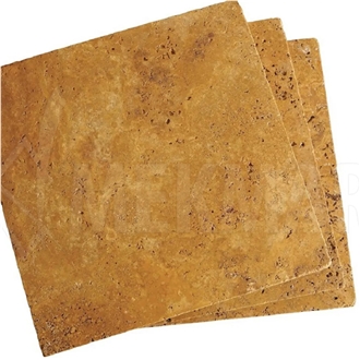 Yellow Travertine Tumbled Tiles
