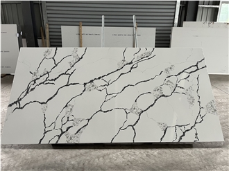 Calacatta White Quartz Slabs