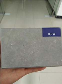 Fatty Grey With White Vein Artificial Stone Slabs