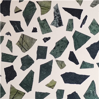 Green Mosaic  Terrazzo Slabs