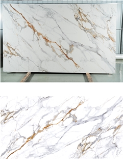 Hot Sale Calacatta  Artificial Stone Quartz Slabs