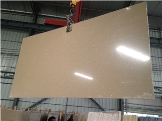 Light Yellow Crystal Engineered  Artificial Stone Slabs