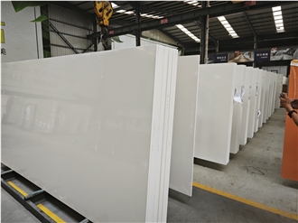 Promotional Price Super White Quartz Artificial Stone Slabs