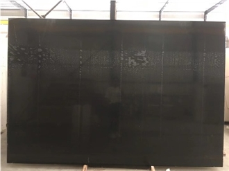 Pure Black China Black Artificial Stone Slabs