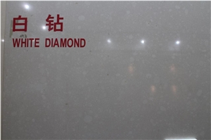 White Artificial Stone, White Diamond Quartz, Engineered Stone