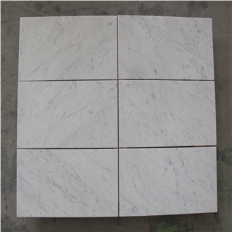 Carrara White Natural Marble Tiles