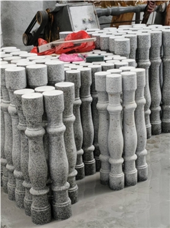 China Durable G603 Granite Balustrades For Balcony