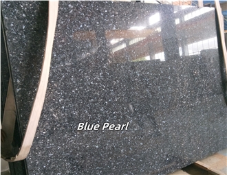 Elegant Durable Blue Pearl Granite Slabs For Design
