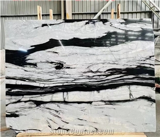 High Quality Panda White Marble Slabs