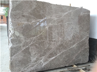 Natural China Light Brown Marble Slabs, Floor Tile