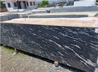 River Black Granite Slabs
