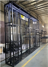 Ceramic Tile Sliding Display Rack With Light