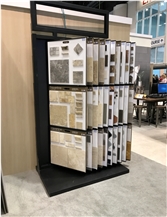 Handle Board Display Metal Rack, MDF Display Stand