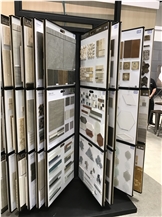 Handle Board Page Turning Display Metal Rack
