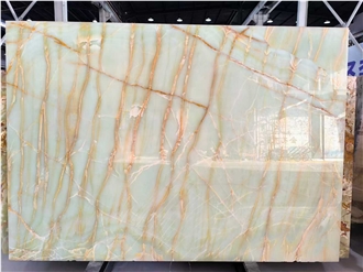 Iran Light Green Onyx Slabs