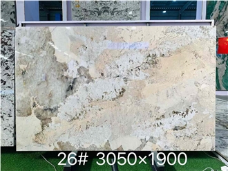 Luxury Stone Pandora White Granite Slabs Tiles